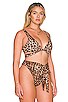 view 5 of 9 10 Ways To Wear Bikini Top in Leopard Natural