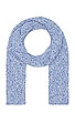 view 2 of 3 Structured Rib Scarf in Nautical Blue