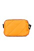 view 2 of 5 Quilted Crossbody in Bright Marigold