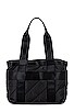 view 2 of 4 Medium Quilted Tote in Black
