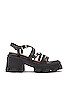 view 1 of 5 Cleated Strappy Sandal in Black