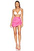 view 4 of 4 Kanda Mini Skirt in Hot Pink