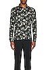 view 3 of 3 Long Sleeve On Point Stretch Woven Shirt in Magnet Blurred Floral