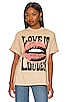 view 2 of 5 CAMISETA LOVE IS LOUDER in Sand