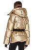 view 4 of 5 Grace Belted Jacket in Gold
