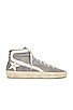 view 1 of 6 Slide Star Sneaker in Mud, White, Black & Silver