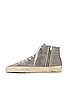view 5 of 6 Slide Star Sneaker in Mud, White, Black & Silver
