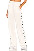 view 1 of 5 Dorotea Wide Leg Pant in Papyrus & Black