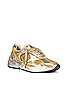 view 2 of 7 Running Dad Sneaker in Gold & White