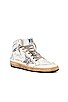 view 2 of 6 Sky Star Sneaker in White & Silver