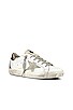 view 2 of 7 SUPER STAR スニーカー in White, Gold & Ice