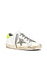 view 2 of 6 Superstar Sneaker in White, Ice, & Lime Green