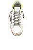 view 4 of 6 Superstar Sneaker in White, Ice, & Lime Green