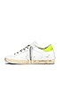 view 5 of 6 Superstar Sneaker in White, Ice, & Lime Green