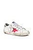 view 2 of 6 Superstar Sneaker in White, Lobster Fluorescent, Ice, & Silver