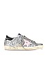 view 1 of 6 Superstar Sneaker in Silver, Baby Pink, & Black