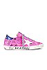 view 1 of 6 Superstar Sneaker in Fuchsia, Black, White, & Electric Blue