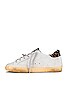 view 5 of 6 Super-Star Sneaker in White, Beige, Brown, & Black Leopard