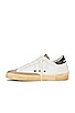 view 5 of 6 Super-Star Sneaker in White, Taupe, Silver, & Black
