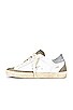 view 5 of 6 Super-Star Sneaker in White, Taupe, & Grey
