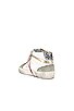 view 3 of 6 Mid Star Sneaker in White, Beige, Brown Leopard, Ice, & Platinum Silver
