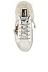 view 4 of 6 Sabot Star Sneaker in White Ice, Beige Brown Leopard, & Beige