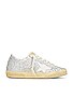 view 1 of 6 Super-Star Sneaker in Iridescent Silver, Yellow, & White