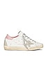 view 1 of 6 Super-Star Sneaker in White, Ice, & Light Pink