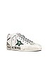 view 2 of 6 Mid Star Sneaker in White, Ice, Emerald Green, & Silver