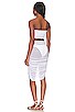 view 3 of 3 CONJUNTO TOP E MINISSAIA ODETTE in White
