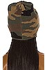 Lottie Camo Beanie, view 2, click to view large image.