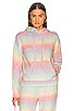 view 1 of 4 Toby Rainbow Sweater Hoodie in Rainbow Space Dye