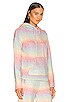 view 2 of 4 Toby Rainbow Sweater Hoodie in Rainbow Space Dye