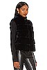 view 2 of 4 Roxanne Faux Fur Vest in Black