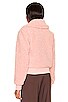 view 3 of 4 Michelle Sherpa Bomber in Dusty Pink