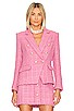 view 2 of 6 Eliza Tweed Blazer in Pink Multi