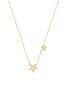 view 2 of 2 Super Star Necklace in Gold