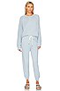 view 4 of 4 Slouch Sweatshirt in Whisper Blue