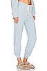 view 2 of 4 THE CROPPED 스웻팬츠 in Whisper Blue