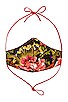 view 3 of 5 Silk Floral Mask in Red Multi