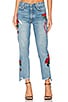 x REVOLVE Helena High-Rise Straight Jean, view 2 of 5, click to view large image.