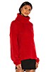 view 2 of 4 Samantha Turtleneck Sweater in Cherry Red