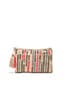 view 1 of 4 Abaco Clutch in Coral & Grey