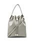 view 1 of 6 Yuri Bucket Bag in Cement & Silver