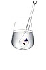 view 1 of 4 Droplet in Crystal Quartz, Garnet & Amethyst