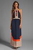 view 2 of 6 Amanda Embroidered Maxi Dress in Navy