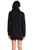view 4 of 6 Turtle Neck Chunky Sweater in Black & Navy