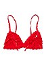 view 1 of 2 BRASSIÈRE in Red