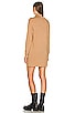 Half Zip Sweatshirt Dress, view 3 of 3, click to view large image.