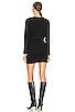 view 3 of 3 Cross Over Mini Dress in Black